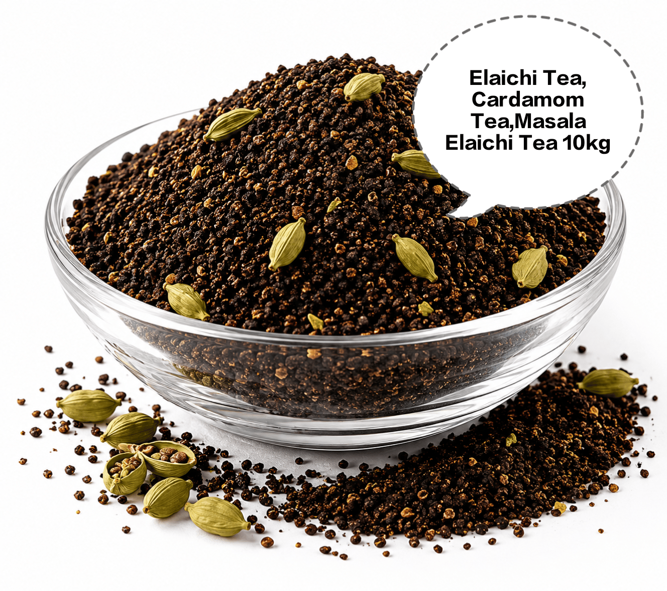 Elaichi Tea, Cardamom Tea, Masala Elaichi Tea, Premium Elaichi Tea, Aromatic Cardamom Tea 10kg