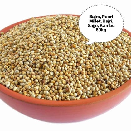 Bajra, Pearl Millet, Bajri, Sajje, Kambu 60kg