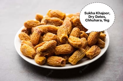Sukha Khajur, Dry Dates, Chhuhara, Dry Khajoor, Arabian Dry Dates 1kg