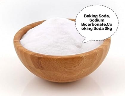 Baking Soda, Sodium Bicarbonate, Cooking Soda, Meetha Soda, Food Grade Baking Soda 3kg
