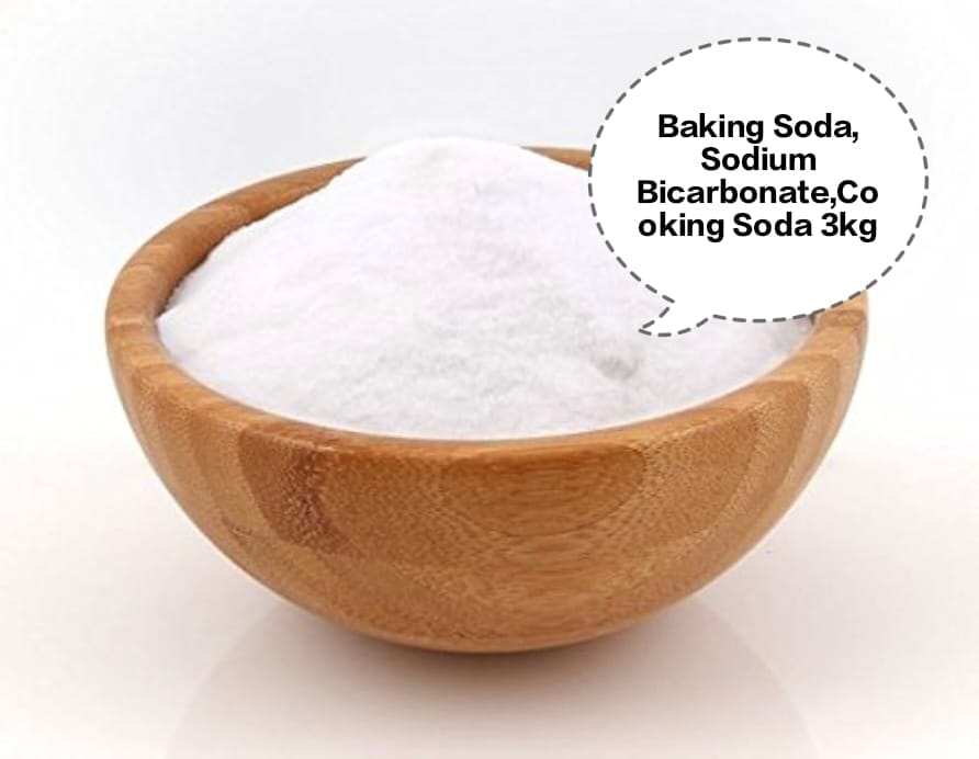 Baking Soda, Sodium Bicarbonate, Cooking Soda, Meetha Soda, Food Grade Baking Soda 3kg