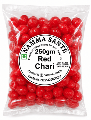 Red Chari, Preserved Karonda, Sweet Karonda, Cherry Chari, Candied Karonda 250gm