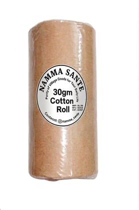 Cotton Roll, Absorbent Cotton, Soft Cotton Roll, Multipurpose Cotton Roll, Cotton Wool Roll 30gm