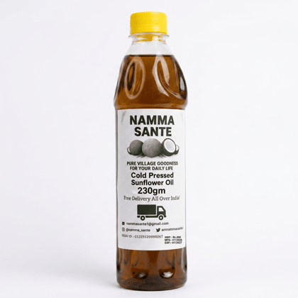 Cold Press Sunflower Oil, Cold Pressed Sunflower Oil, Wood Pressed Sunflower Oil, Virgin Sunflower Oil, Natural Sunflower Cooking Oil 5Litre