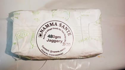 Jaggery, Gur, Bellam, Vellam 480gm