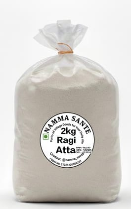 Ragi Atta, Ragi Flour, Naachni Atta, Finger Millet Flour, Mandua Atta 2kg