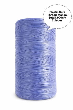 Plastic Sutli Thread, Mangal Sutali, PP Packing Twine, Polypropylene Packing Thread, Plastic Packing Sutli  900gm  2pieces