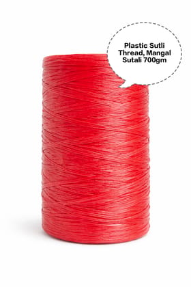 Plastic Sutli Thread, Mangal Sutali, PP Packing Twine, Polypropylene Packing Thread, Plastic Packing Sutli 700gm