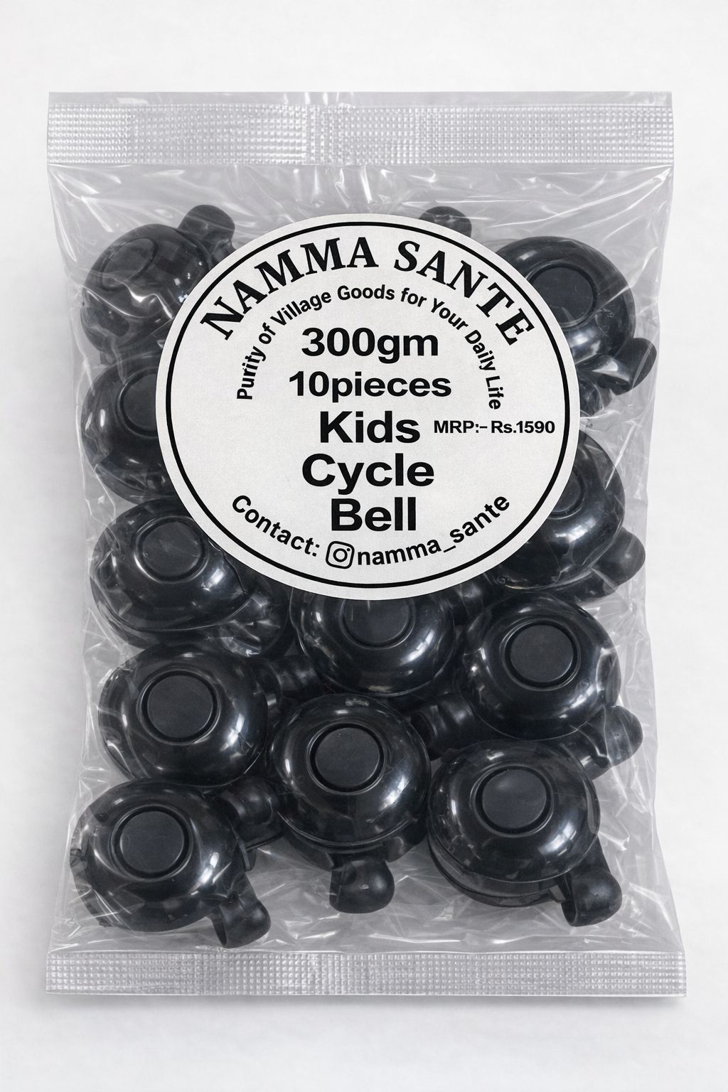 Kids Cycle Bell, Bicycle Bell, Bike Bell, Cycle Horn Bell, Handlebar Bell 300gm 10pieces