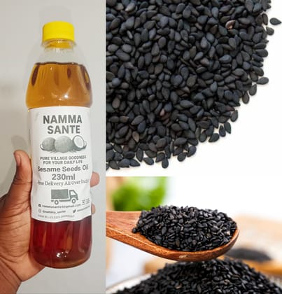 Sesame Seeds Oil, Til Oil, Gingelly Oil, Nallennai, Ellu Ennai 230ml