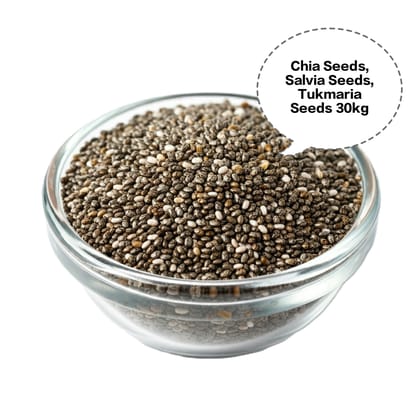 Chia Seeds, Salvia Seeds, Tukmaria Seeds, Mexican Chia Seeds, Superfood Seeds 30kg