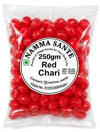 Red Chari, Preserved Karonda, Sweet Karonda, Cherry Chari, Candied Karonda 250gm