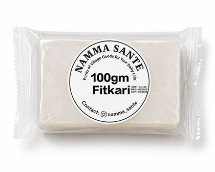 Fitkari, Alum Stone, Potash Alum, Phitkari, Crystal Alum 5kg