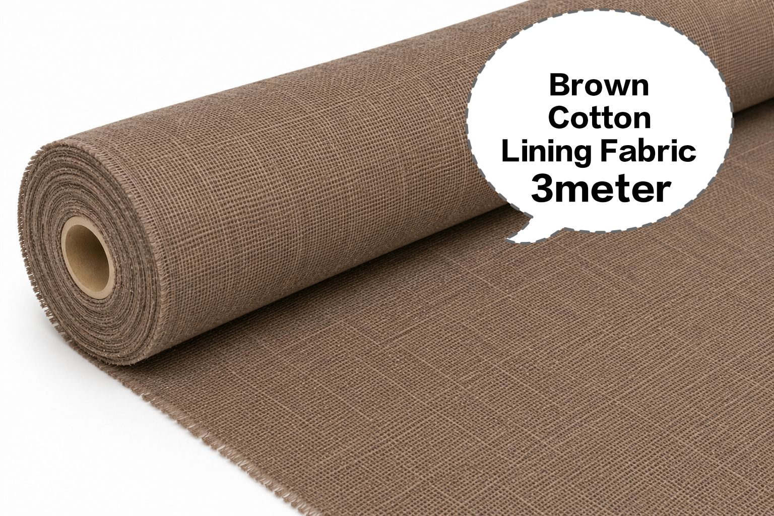 Brown Cotton Lining Fabric, Brown Cotton Astar Ka Kapda, Brown Cotton Astara Batte, Brown Cotton Asthar Thuni, Brown Cotton Laining Gudda 3meter 