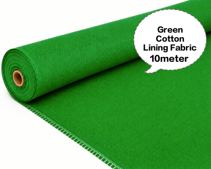 Green Cotton Lining Fabric, Hara Cotton Lining Kapda, Hara Astar Kapda, Green Cotton Inner Fabric, Green Cotton Lining Cloth 10meter 