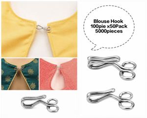 Blouse Hook, Metal Blouse Hook, Stainless Steel Blouse Hook, Sewing Blouse Hook, Garment Blouse Hook Blouse Hook 100 piece x 50 Pack 5000 pieces Blouse Hook, Metal Blouse Hook, Stainless Steel Blouse Hook, Sewing Blouse Hook, Garment Blouse Hook Blouse Hook 100 piece x 50 Pack 5000 pieces