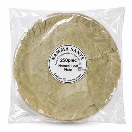 Natural Leaf Plate, Pattal Plate, Dona Pattal, Traditional Leaf Plate, Disposable Leaf Plate  250piec