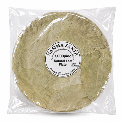 Natural Leaf Plate, Pattal Plate, Dona Pattal, Traditional Leaf Plate, Disposable Leaf Plate 1,000piec 