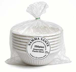 Disposable Plastic Bowl, Plastic Serving Bowl, White Disposable Bowl, Food Grade Plastic Bowl, Small Disposable Snack Bowl 250 Piec Disposable Plastic Bowl, Plastic Serving Bowl, White Disposable Bowl, Food Grade Plastic Bowl, Small Disposable Snack Bowl 250 Piec