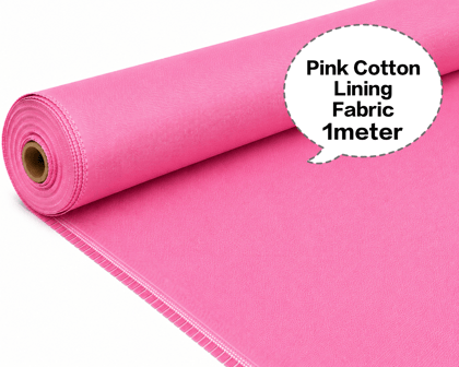 Pink Cotton Lining Fabric (Bada Panna), Pink Cotton Lining Fibre (Bada Panna), Pink Lining Cloth (Bada Panna), Soft Pink Cotton Lining (Bada Panna), Pink Garment Lining Fabric (Bada Panna)
