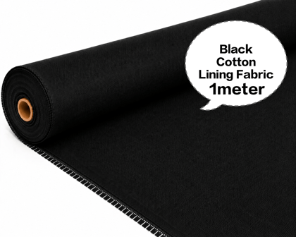 Black Cotton Lining Fabric (Bada Panna), Black Cotton Lining Fibre (Bada Panna), Black Lining Cloth (Bada Panna), Soft Black Cotton Lining (Bada Panna), Black Garment Lining Fabric (Bada Panna)