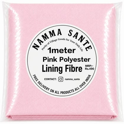 Pink Polyester Lining Fibre Chhota Panna, Pink Polyester Lining Cloth Chhota Panna, Pink Polyester Lining Fabric Chhota Panna, Pink Polyester Inner Lining Chhota Panna, Pink Polyester Lining Material Chhota Panna