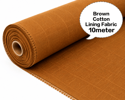 Brown Cotton Lining Fabric (Bada Panna), Brown Cotton Lining Fibre (Bada Panna), Brown Lining Cloth (Bada Panna), Soft Brown Cotton Lining (Bada Panna), Brown Garment Lining Fabric (Bada Panna)