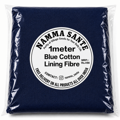 Blue Cotton Lining Fabric (Bada Panna), Blue Cotton Lining Fibre (Bada Panna), Blue Lining Cloth (Bada Panna), Soft Blue Cotton Lining (Bada Panna), Blue Garment Lining Fabric (Bada Panna)