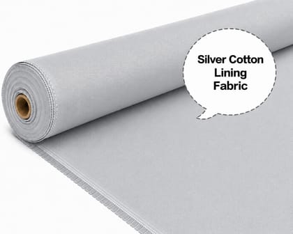 Silver Cotton Lining Fibre (Bada Panna), Silver Cotton Lining Fabric (Bada Panna), Silver Lining Cloth (Bada Panna), Soft Silver Cotton Lining (Bada Panna), Silver Garment Lining Fabric (Bada Panna)