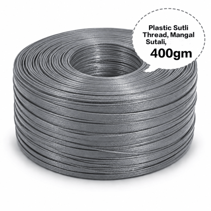 Plastic Sutli Thread, Mangal Sutali, PP Packing Twine, Polypropylene Packing Thread, Plastic Packing Sutli 400gm 2pieces