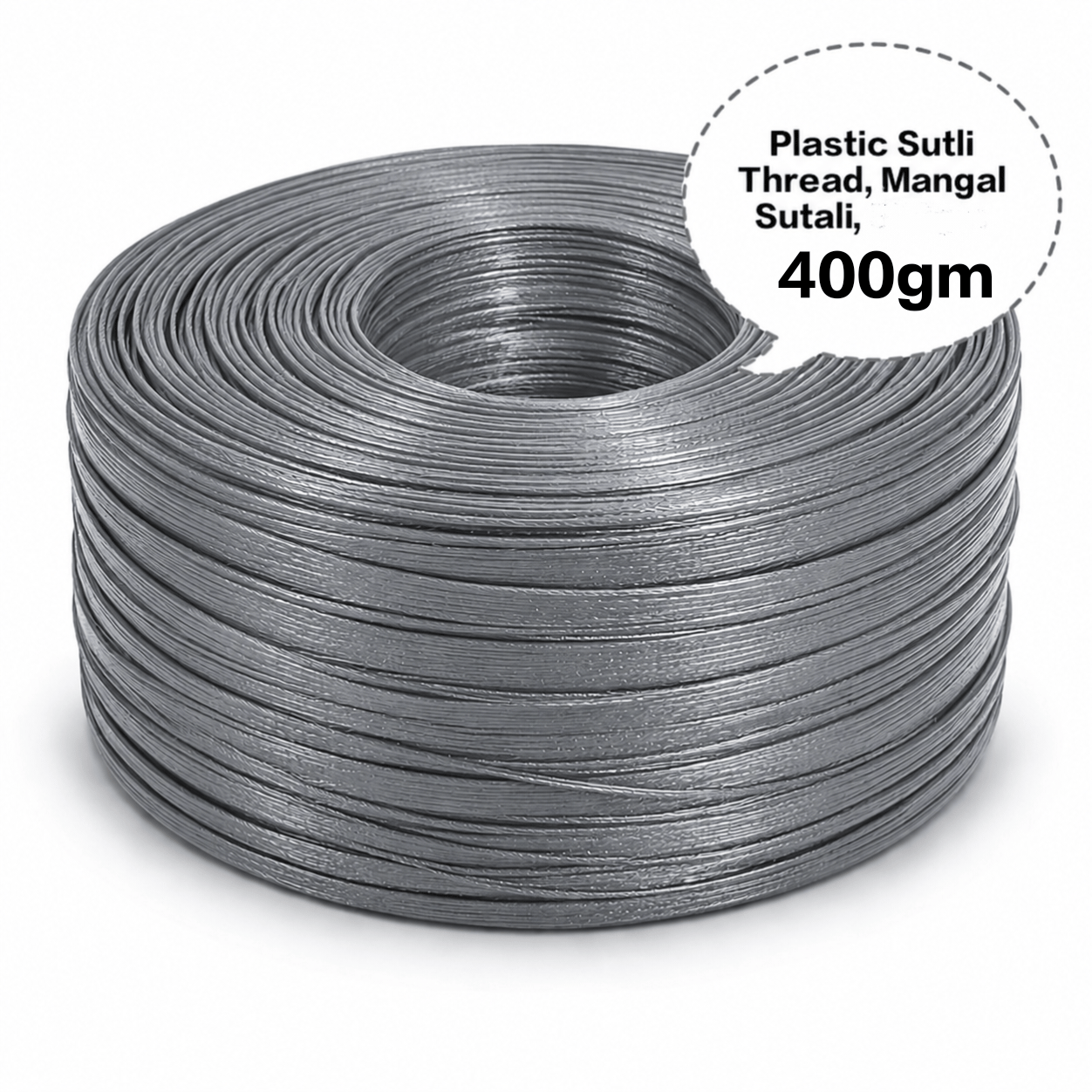 Plastic Sutli Thread, Mangal Sutali, PP Packing Twine, Polypropylene Packing Thread, Plastic Packing Sutli 400gm