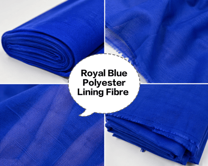Royal Blue Polyester Lining Fibre (Bada Panna), Royal Blue Polyester Lining Fabric (Bada Panna), Royal Blue Polyester Lining Cloth (Bada Panna), Royal Blue Polyester Lining Material (Bada Panna), Royal Blue Synthetic Lining Fabric (Bada Panna)