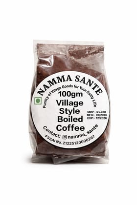 Village Style Boiled Coffee, Karnataka Village Coffee Powder, Traditional Boiled Coffee Powder, South Indian Strong Coffee Powder, Authentic Filter Decoction Coffee 250gm