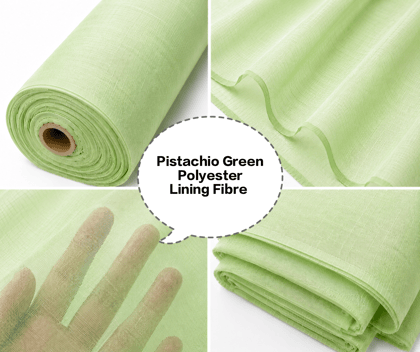 Pistachio Green Polyester Lining Fibre (Chhota Panna), Pistachio Green Polyester Lining Fabric (Chhota Panna), Light Pistachio Green Lining Fabric (Chhota Panna), Pistachio Green Polyester Fabric (Chhota Panna), Pistachio Grem