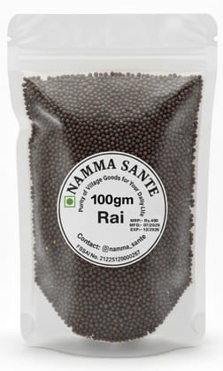Rai, Mustard Seeds, Sarson Dana, Kadugu, Black Mustard Seeds 