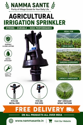 Agricultural Irrigation Sprinkler | Impact Sprinkler | Farm Irrigation Sprinkler | Rotary Irrigation Sprinkler | Water Sprinkler