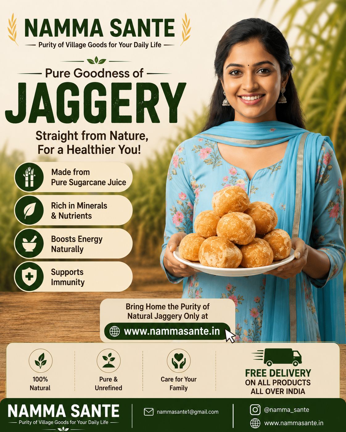 Jaggery, Gur, Gud, Bella, Vellam, Gul
