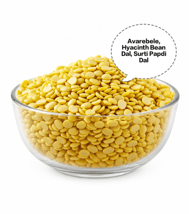 Avarebele, Hyacinth Bean Dal, Surti Papdi Dal, Lilva Dal, Field Bean Dal 
