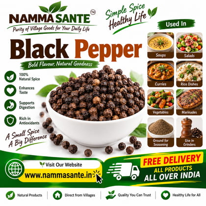 Black Pepper, Kali Mirch, Gol Mirch, Karuppu Milagu, Menasu 