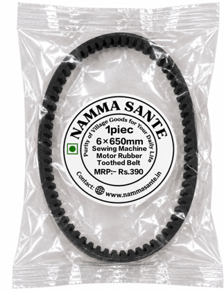 6×650mm Sewing Machine Motor Rubber Toothed Belt 6×650mm Sewing Machine Motor Rubber Toothed Belt