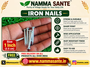 Heavy Duty Steel Concrete Nails 1 Inch | 1 Inch Concrete Nails | Hardened Steel Nails | Hard Wall Nails | Concrete Wall & Beam Nails