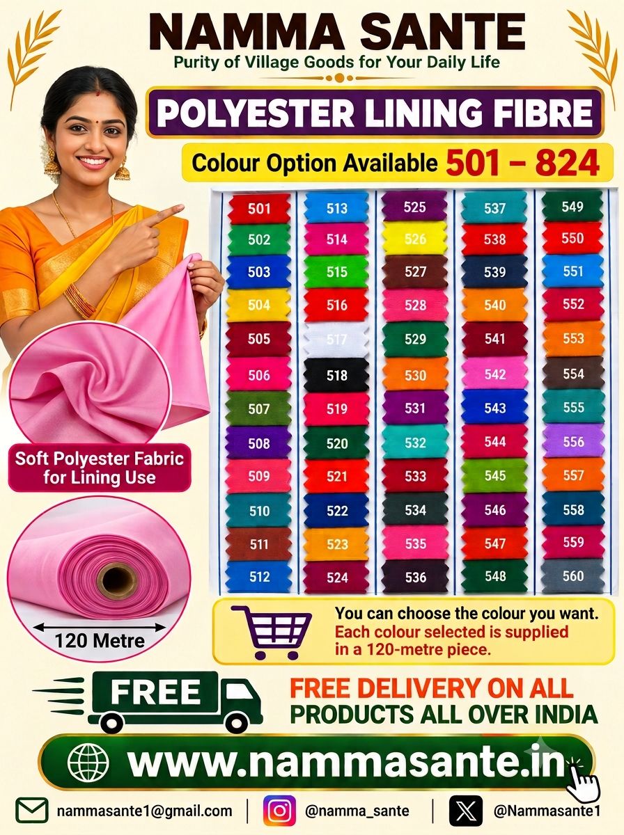 120meter All Polyester Lining Fibre – Colour Options 501–599