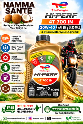 TotalEnergies Hi-Perf 4T 700 IN 20W-40 900ml