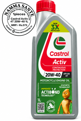 Castrol Activ 4T 20W-40 1L