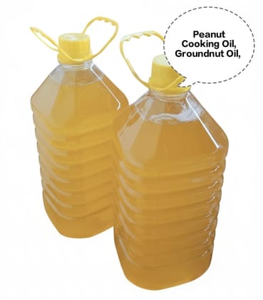 Peanut Cooking Oil, Groundnut Oil, Moongfali Tel, Singdana Oil, Arachis Oil 5 litre