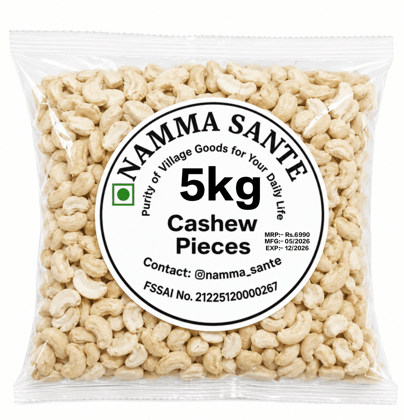Cashew Pieces, Kaju Tukda, Broken Cashew Nuts, Cashew Bits, Kaju Pieces 5kg Cashew Pieces, Kaju Tukda, Broken Cashew Nuts, Cashew Bits, Kaju Pieces 5kg
