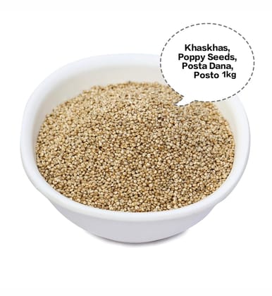 Khaskhas, Poppy Seeds, Posta Dana, Posto, Kasa Kasa 1kg