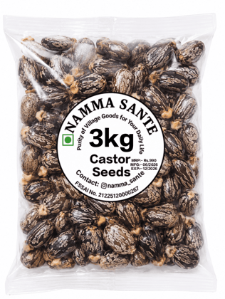 Castor Seeds, Arandi Seeds, Castor Bean Seeds, Ricinus Seeds, Erand Seeds 3kg Castor Seeds, Arandi Seeds, Castor Bean Seeds, Ricinus Seeds, Erand Seeds 3kg