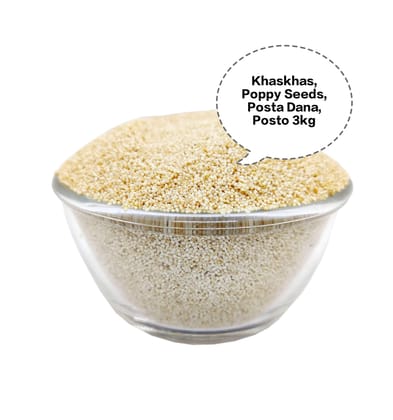 Khaskhas, Poppy Seeds, Posta Dana, Posto, Kasa Kasa 3kg