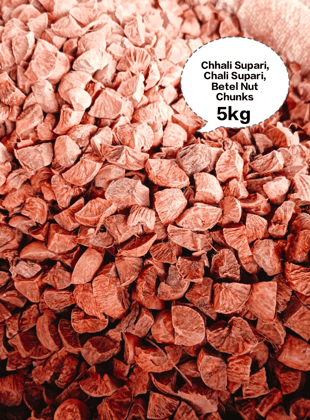 Chhali Supari, Chali Supari, Betel Nut Chunks, Cut Supari, Areca Nut Pieces 5kg